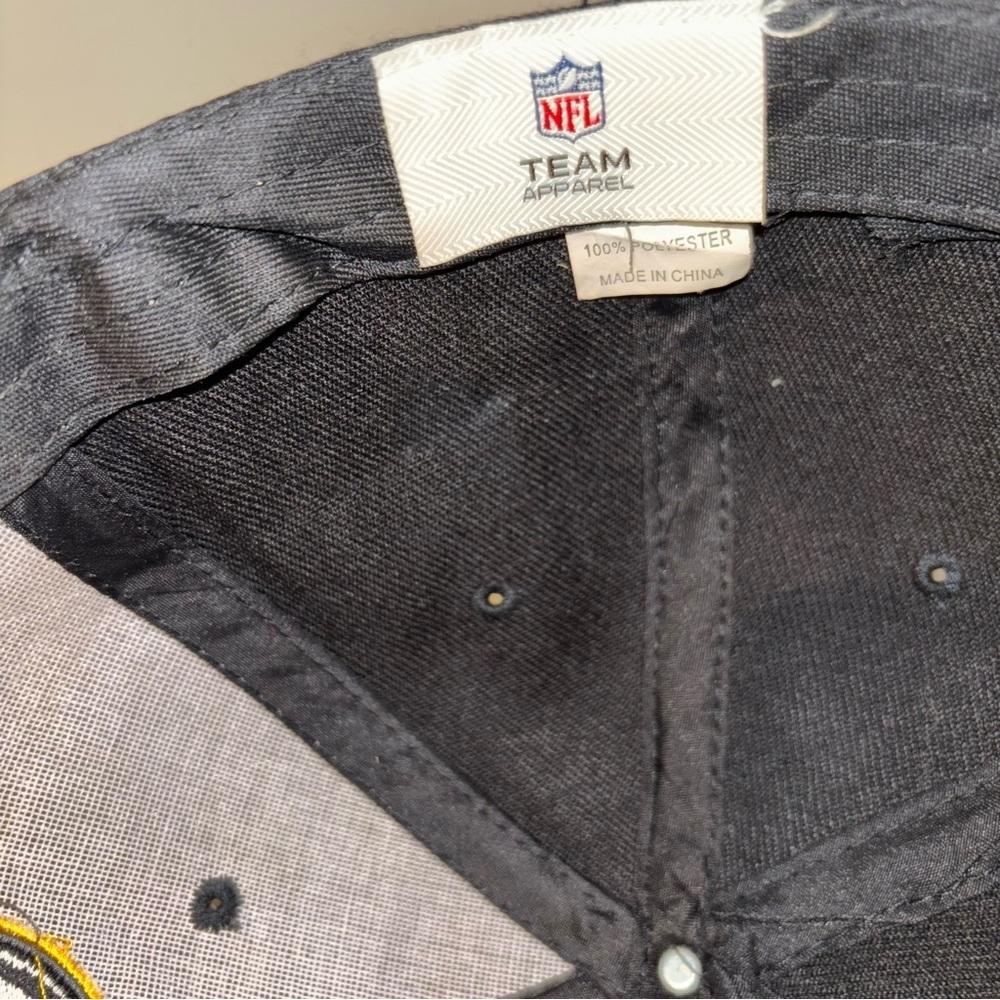 NFL Pittsburgh Steelers Football Trucker Black Authentic Team Cap - Picture 4 of 6